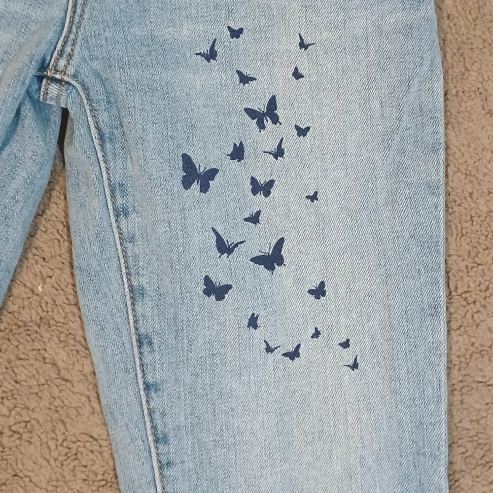 Peek & Justice/Jeans Bundle/Girls 10/Light Wash Jeggings 2Pc Lot - Picture 3 of 11